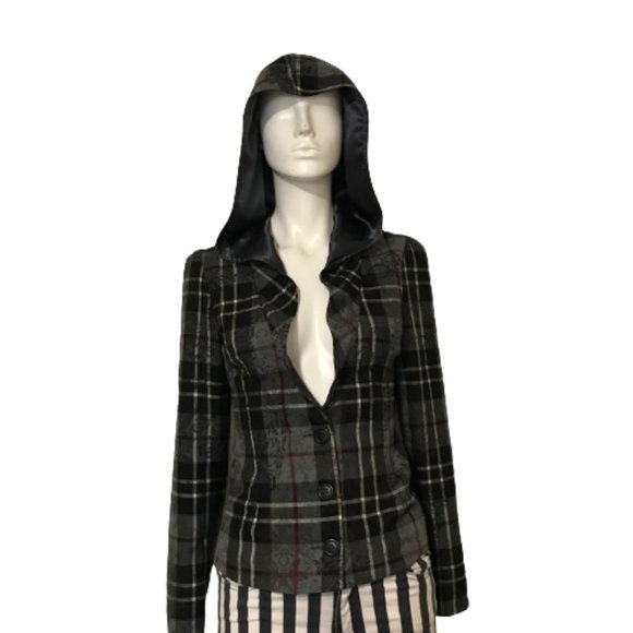 Sweet Soul Size XS Plaid Jacket - Picture 7 of 9